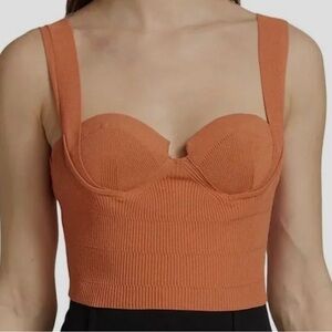 Altuzarra Orange Crop Top
